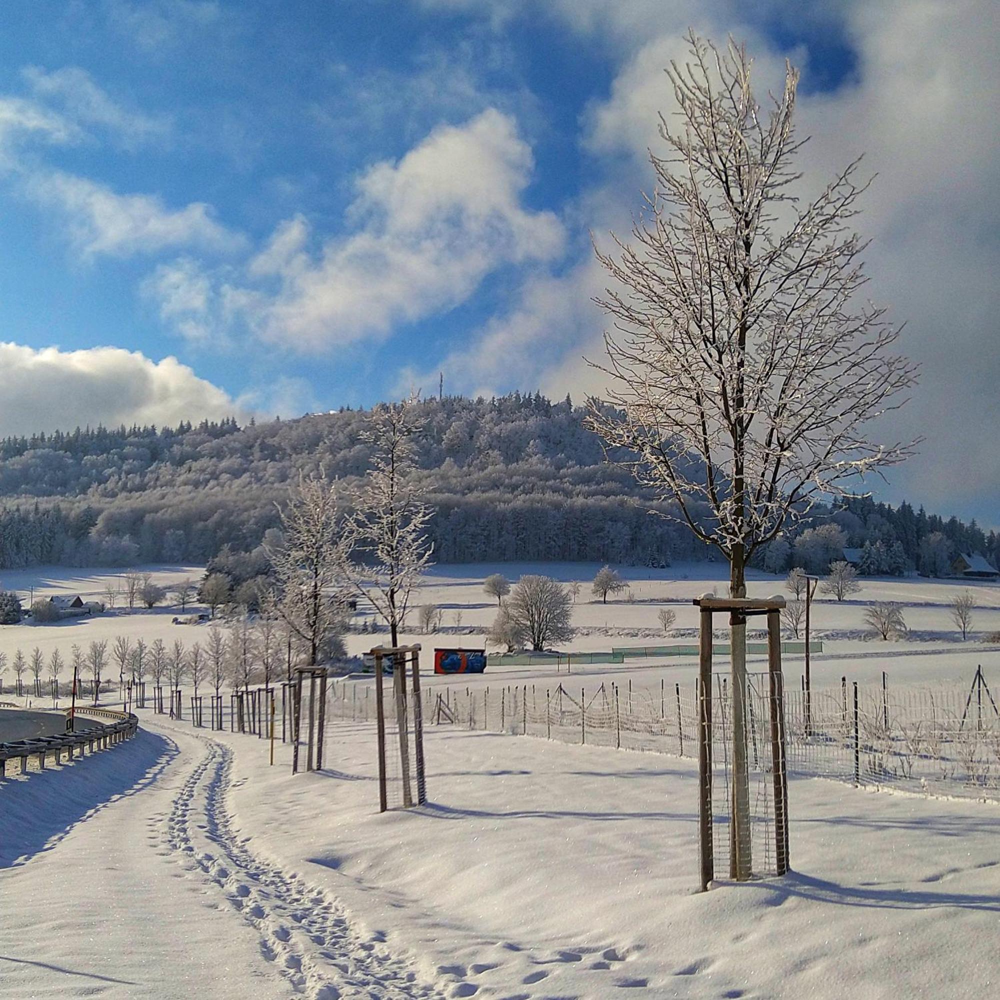 Kleine Fewo Peter In Baerenstein Exteriér fotografie