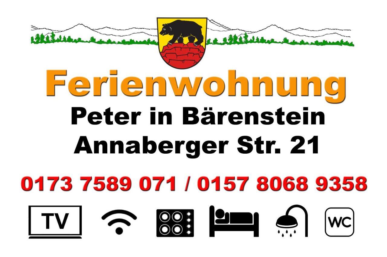 Kleine Fewo Peter In Baerenstein Exteriér fotografie